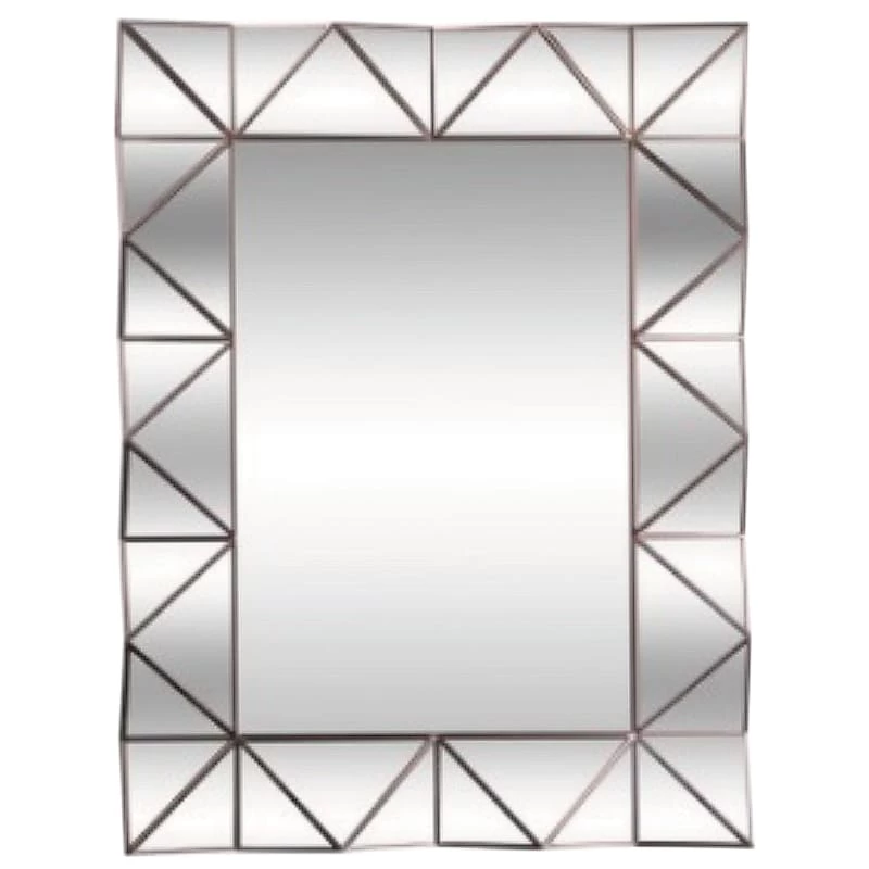 Frameless Grid Wall Mirror, 24x30 1 Frameless Grid Wall Mirror, 24x30
