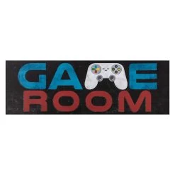 Game Room Canvas Wall Art, 36x12