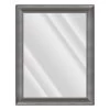 Gina Gunmetal Wall Mirror, 37x47