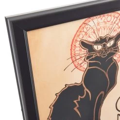 Glass Framed Cat Print Wall Art, 18x24 -Home Decor Store glass framed cat print wall art 18x24 3