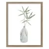 Glass Framed Misty Botanicals Wall Art, 17x21