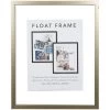 Gold Linear Profile Floating Wall Frame, 16x20