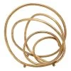 Gold Metal Rings Table Decor, 10"