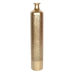 Gold Metal Vase, 35"