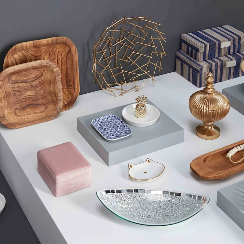 Gold Metal Wire Bowl, 14" 2 Gold Metal Wire Bowl, 14" - Image 2