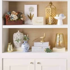 Grace Mitchell Blue Water Hyacinth Box, 11x3 -Home Decor Store grace mitchell blue water hyacinth box 11x3 3