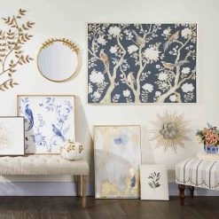 Grace Mitchell Framed Gold Foiled Abstract Canvas Wall Art, 20x30 -Home Decor Store grace mitchell framed gold foiled abstract canvas wall art 20x30 7