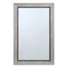 Grey & Black Framed Wall Mirror, 24x36