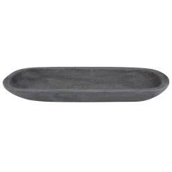 Grey Wooden Look Tray, 18x6.5