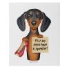 Guilty Dog With Shoe Canvas Wall Art, 12x16