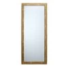 Hammered Gold Framed Wall Mirror, 24x58