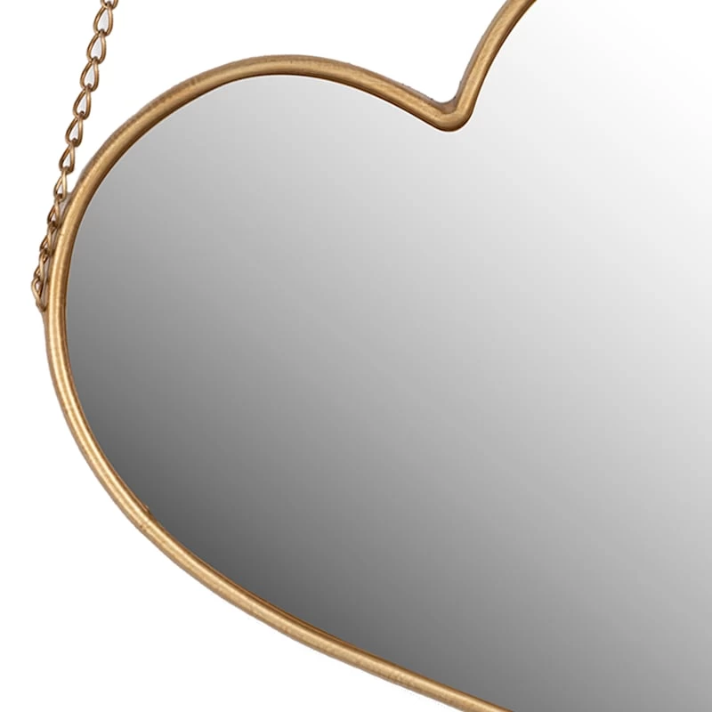 Heart Shaped Wall Mirror, 16x14 2 Heart Shaped Wall Mirror, 16x14 - Image 2