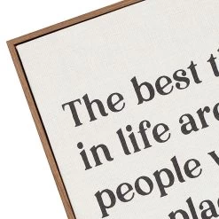 Honeybloom Framed Sentiment Canvas Wall Art, 12x18 -Home Decor Store honeybloom framed sentiment canvas wall art 12x18 6