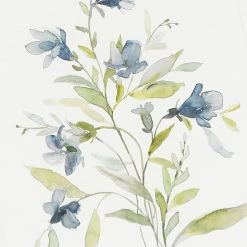 Honeybloom Glass Framed Blue Botanicals Print Wall Art, 17x21 -Home Decor Store honeybloom glass framed blue botanicals print wall art 17x21 3