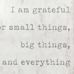 Honeybloom Today I Am Grateful Canvas Wall Art, 18x24 -Home Decor Store honeybloom today i am grateful canvas wall art 18x24 3