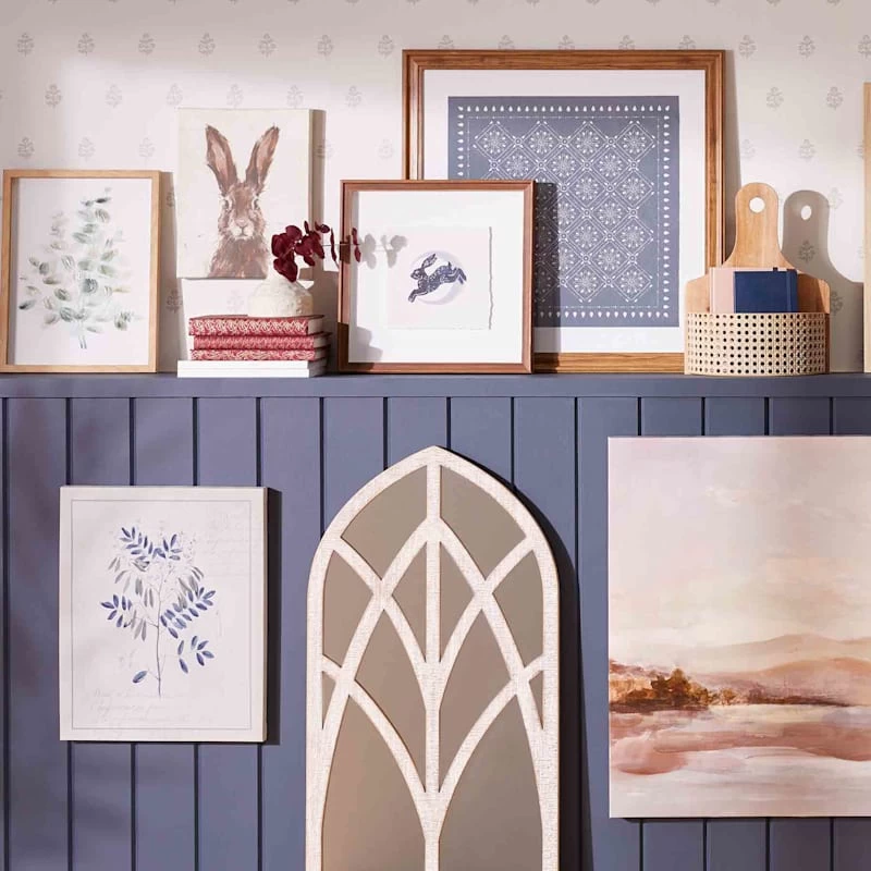 Honeybloom Windowpane Arch Wall Mirror, 20x36 2 Honeybloom Windowpane Arch Wall Mirror, 20x36 - Image 2