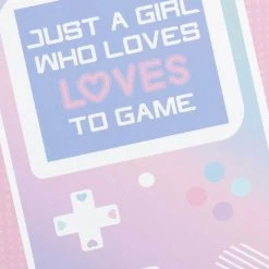 Just A Girl Who Loves To Game Canvas Wall Decor, 10x12 -Home Decor Store just a girl who loves to game canvas wall decor 10x12 6