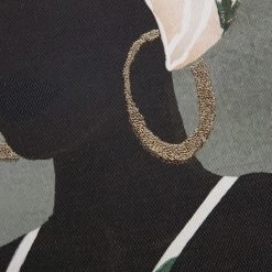 Lady In Palm Leaves Dress Canvas Wall Art, 16x20 -Home Decor Store lady in palm leaves dress canvas wall art 16x20 4