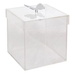 Laila Ali Acrylic Box With Butterfly, 6"
