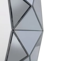 Laila Ali Blue Beveled Round Wall Mirror, 32" -Home Decor Store laila ali blue beveled round wall mirror 32 3