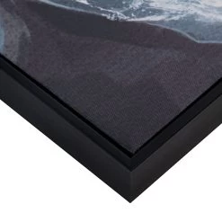 Laila Ali Framed Blue Abstract Canvas Wall Art, 50x36 -Home Decor Store laila ali framed blue abstract canvas wall art 50x36 5