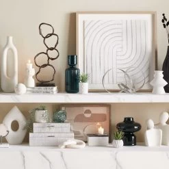 Laila Ali Metallic Seagrass Decorative Box, Large -Home Decor Store laila ali metallic seagrass decorative box large 4