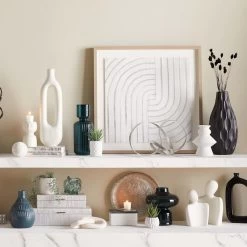 Home Decor Store -Home Decor Store laila ali silver abstract metal decor 13 1