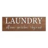 Laundry Open 24/7 Veneer Box Wall Decor, 24x8