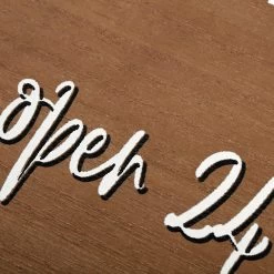 Laundry Open 24/7 Veneer Box Wall Decor, 24x8 -Home Decor Store laundry open 24 7 veneer box wall decor 24x8 4