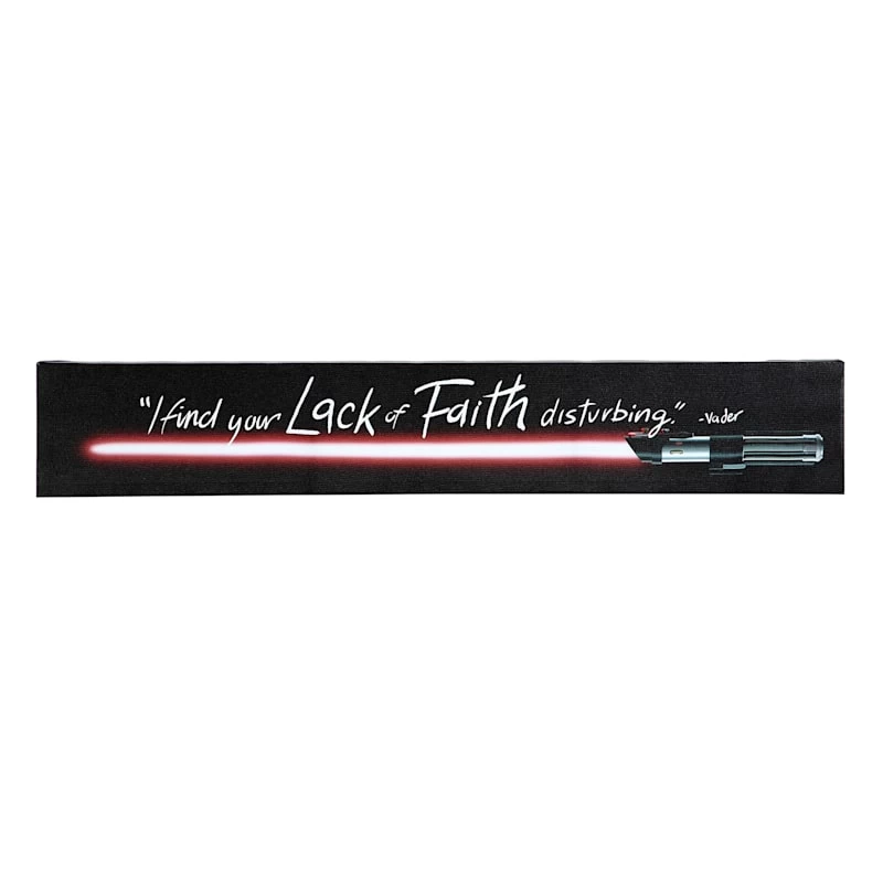 Lightsaber Canvas Wall Art, 6x36 1 Lightsaber Canvas Wall Art, 6x36