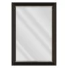 Lynn Mocha Wall Mirror, 31x43