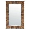 Mango Wood Carved Rectangle Mirror, 24x36