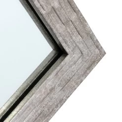 Metallic Woven Textured Framed Wall Mirror, 22x28 7 Metallic Woven Textured Framed Wall Mirror, 22x28 -Home Decor Store metallic woven textured framed wall mirror 22x28 3