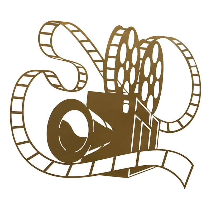Movie Reel Metal Wall Art, 24x20 1 Movie Reel Metal Wall Art, 24x20