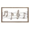 Music Staff Notes Wall Art, 19x11