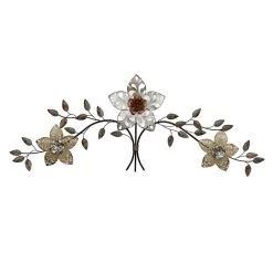 Over The Door Floral Bouquet Wall Decor, 44x16