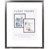 Pewter Linear Profile Floating Wall Frame, 16x20