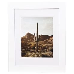 Pick & Mix 11x14 Matted To 8x10 Linear Wall Frame, White