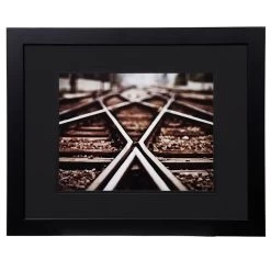 Pick & Mix 16x20 Matted To 11x14 Linear Wall Frame, Black
