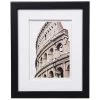Pick & Mix 8x10 Matted To 5x7 Linear Wall Frame, Black
