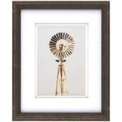 Pick & Mix 8x10 Matted To 5x7 Thin Linear Wall Frame, Blackwash