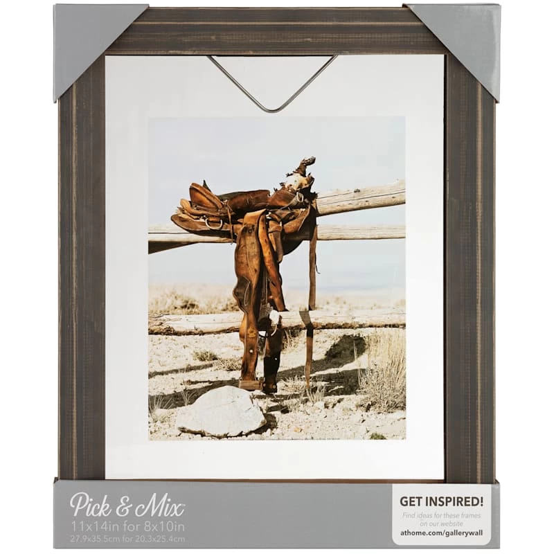 Pick & Mix Blackwash Ridged Floating Wall Frame, 11x14 2 Pick & Mix Blackwash Ridged Floating Wall Frame, 11x14 - Image 2