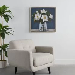 Providence Framed Floral Canvas Wall Art, 30" -Home Decor Store providence framed floral canvas wall art 30 9