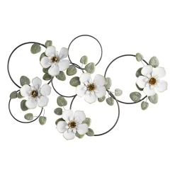 Providence Metal Floral Wall Art, 38x24
