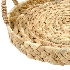 Home Decor Store -Home Decor Store round natural wicker woven decorative tray 11 1
