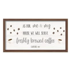 Sentimental Coffee Wall Art, 21x11