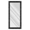 Sophia Black Beveled Wall Mirror, 31x65