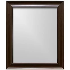 Sophia Mocha Framed Wall Mirror, 21x25