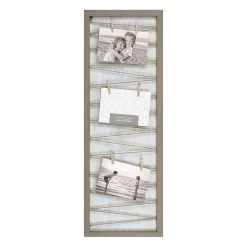 String Collage With Clothespin Photo Clips, 10x28