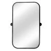 Studio Metal Dark Grey Wall Mirror, 24x34